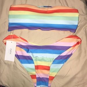 Rainbow bikini